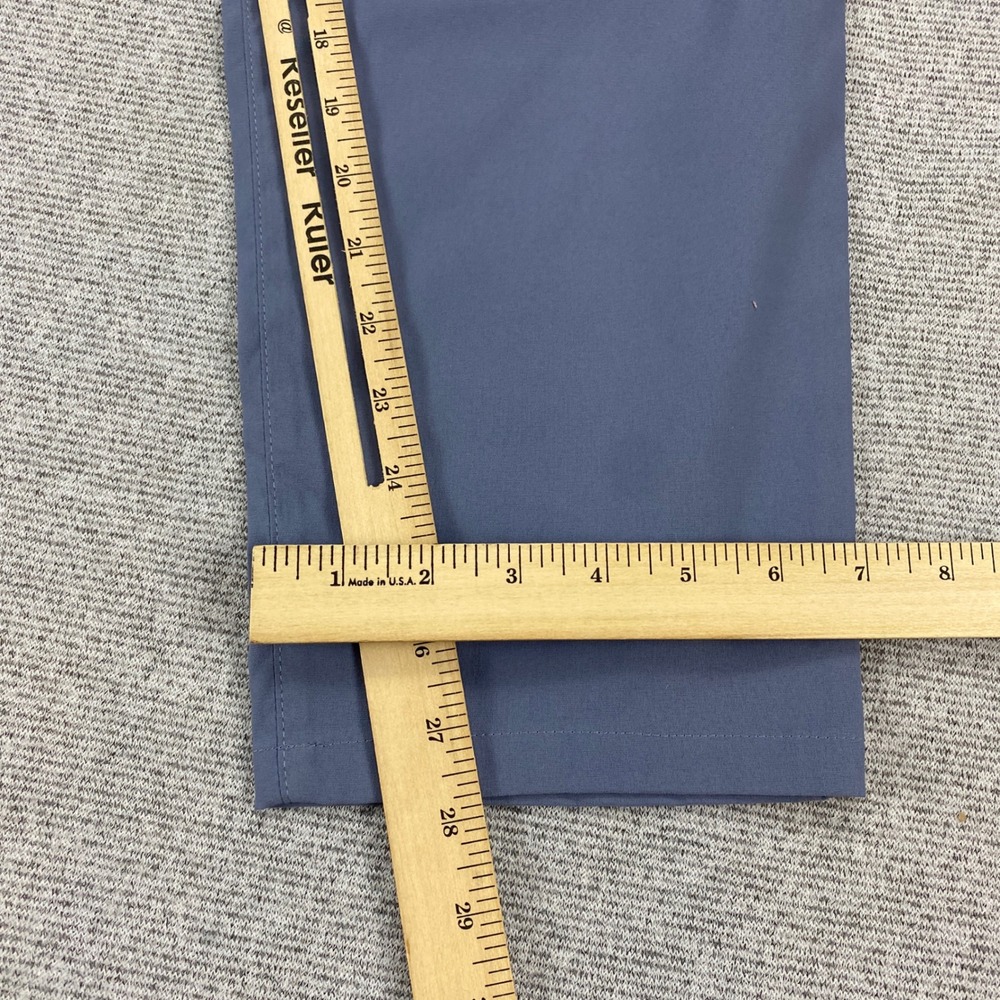 Eddie Bauer Horizon Straight Ankle Pants Womens 12 Blue Gray Hiking Travel - Picture 9 of 16